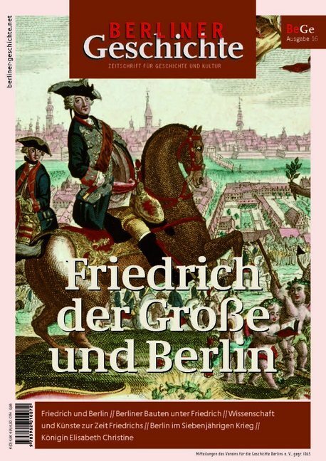 Cover: 9783962010072 | Friedrich der Große und Berlin | V. | Broschüre | 52 S. | Deutsch