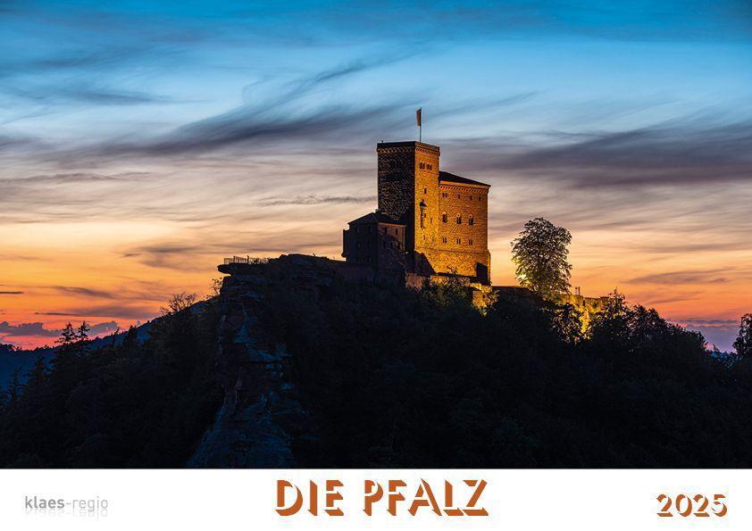 Cover: 9783965352124 | Die Pfalz 2025 Bildkalender A4 quer, spiralgebunden | Holger Klaes