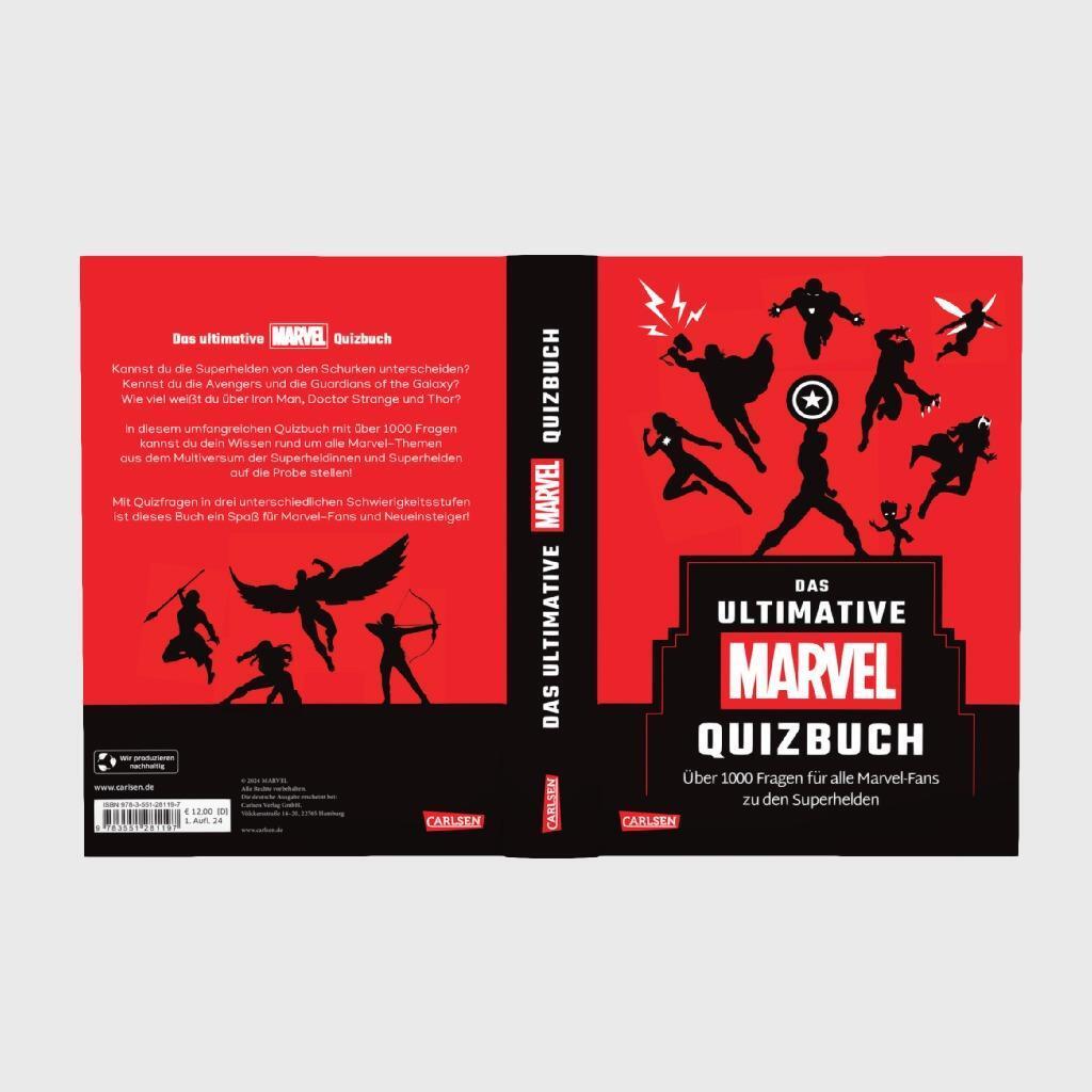 Bild: 9783551281197 | Marvel: Das ultimative MARVEL Quizbuch | Susie Rae | Buch | 320 S.