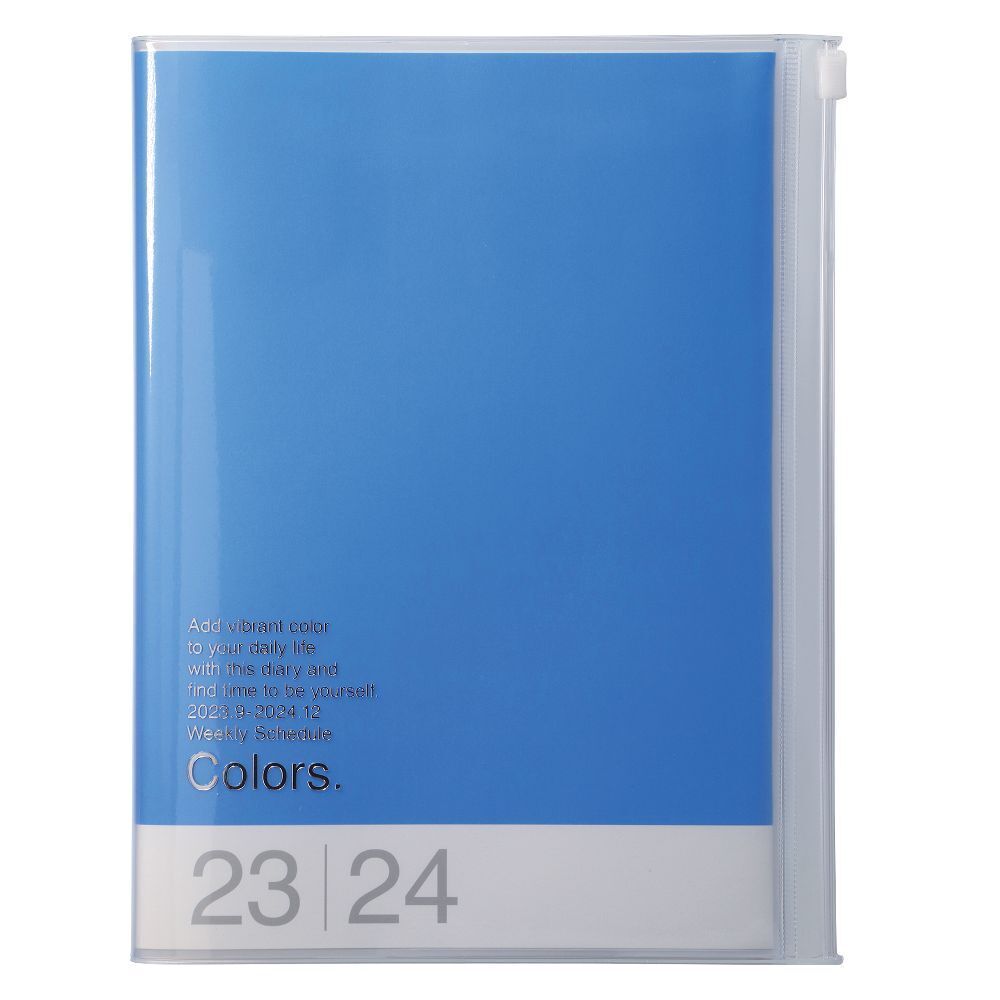 Cover: 4550045107128 | MARK'S 2023/2024 Taschenkalender A5 vertikal, COLORS, Blue | Kalender