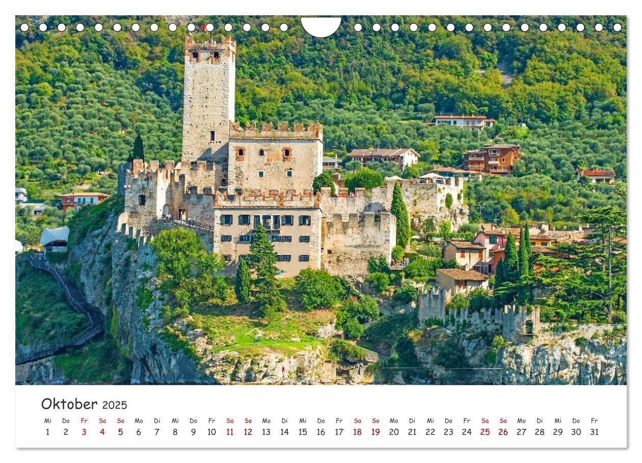 Bild: 9783435012220 | Malcesine am Gardasee (Wandkalender 2025 DIN A4 quer), CALVENDO...