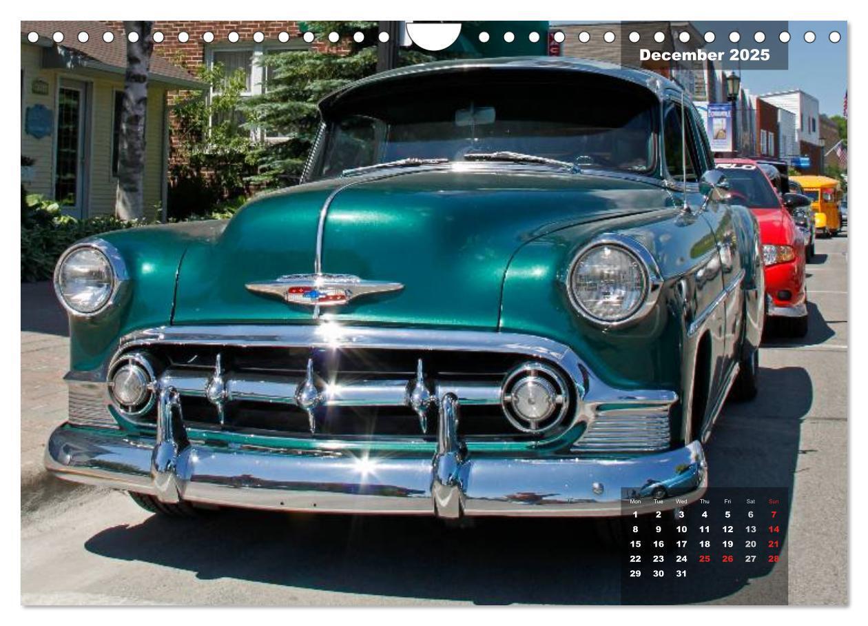 Bild: 9781325977161 | US Classic Cars (Wall Calendar 2025 DIN A4 landscape), CALVENDO 12...