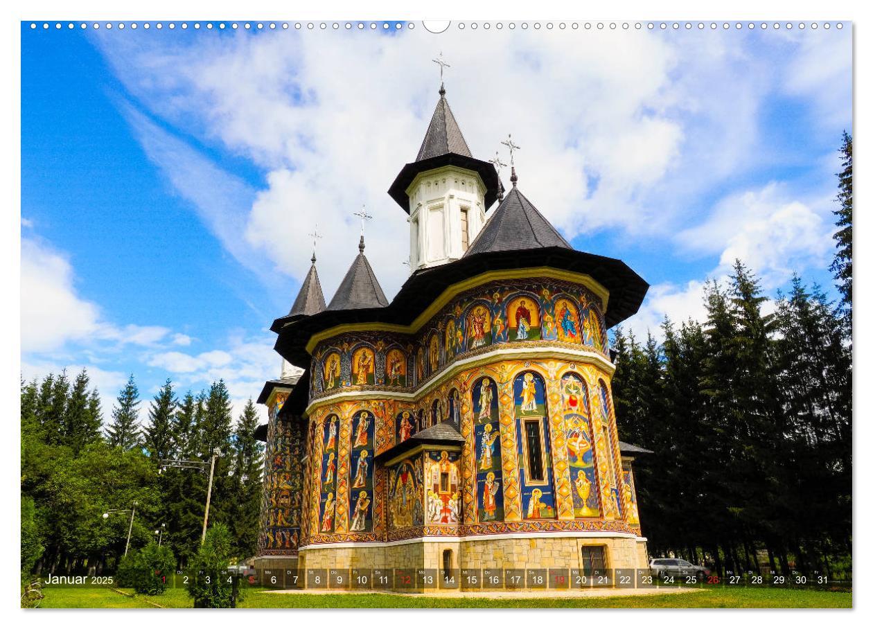 Bild: 9783435288885 | Klöster in der Bucovina (Wandkalender 2025 DIN A2 quer), CALVENDO...