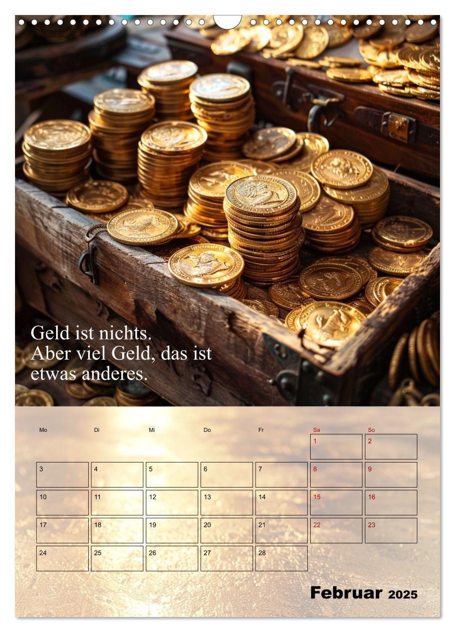 Bild: 9783435832088 | Der Geld-Anlock-Kalender (Wandkalender 2025 DIN A3 hoch), CALVENDO...