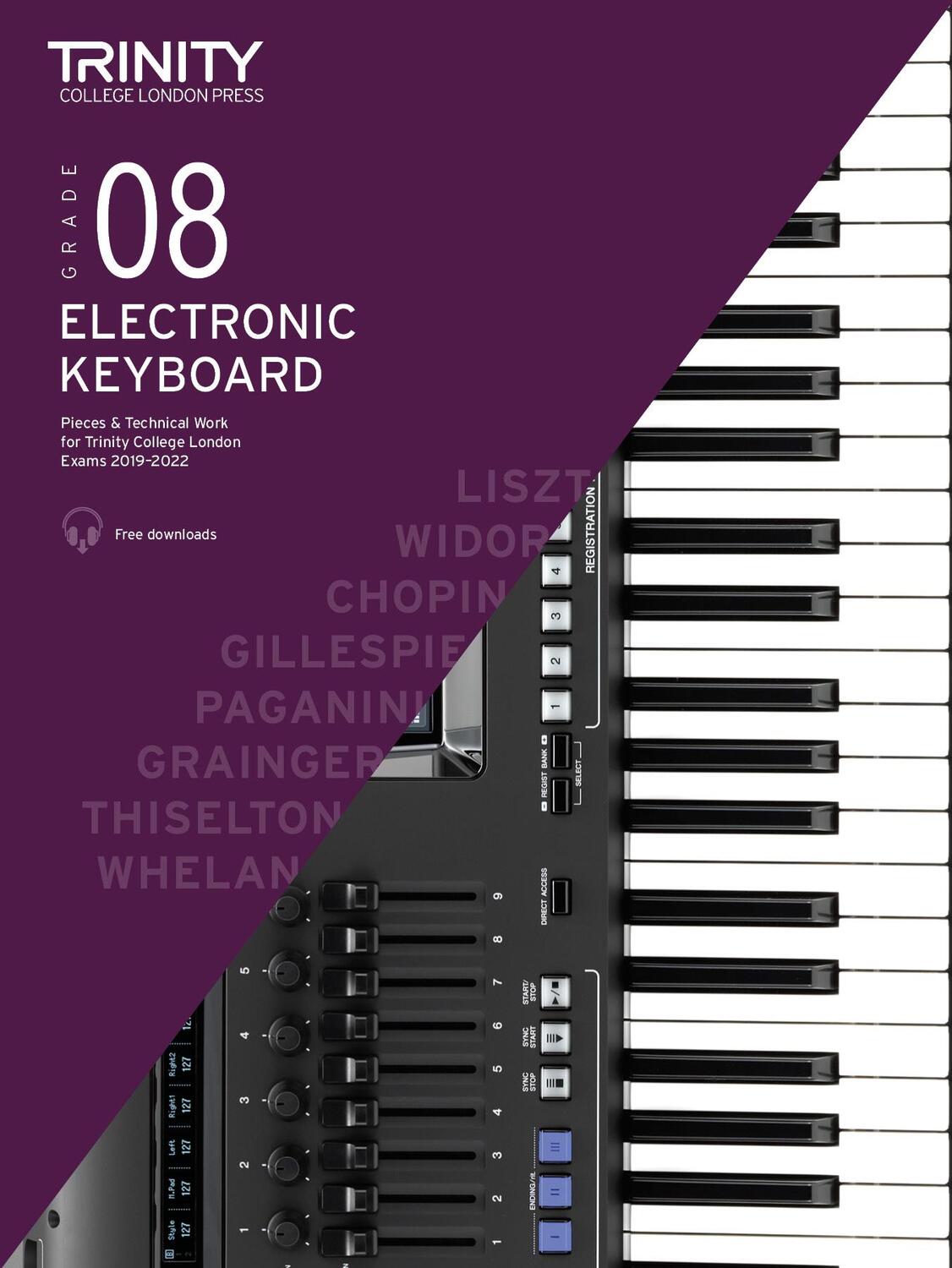 Cover: 9780857367853 | Electronic Keyboard Exam Pieces & Technical Work 2019-2022: Grade 8