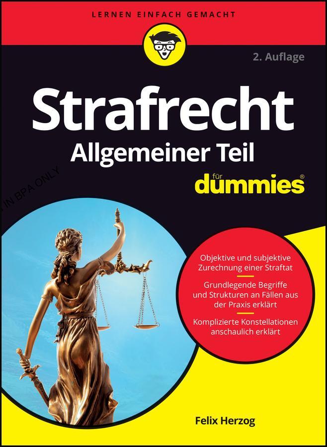 Cover: 9783527720712 | Strafrecht Allgemeiner Teil für Dummies | Felix Herzog | Taschenbuch