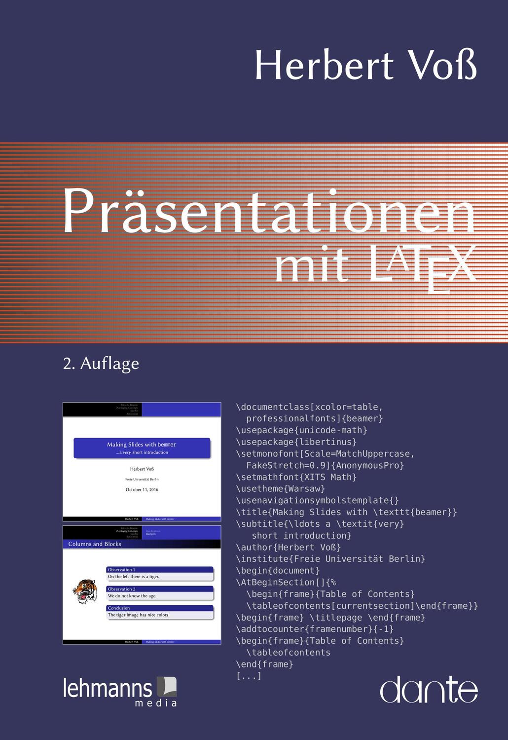 Cover: 9783865418364 | Präsentationen mit LaTeX | Herbert Voß | Taschenbuch | Deutsch | 2017