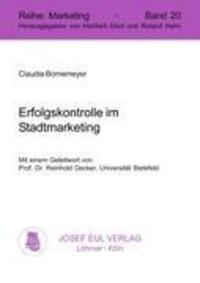 Cover: 9783890129648 | Erfolgskontrolle im Stadtmarketing | Claudia Bornemeyer | Taschenbuch