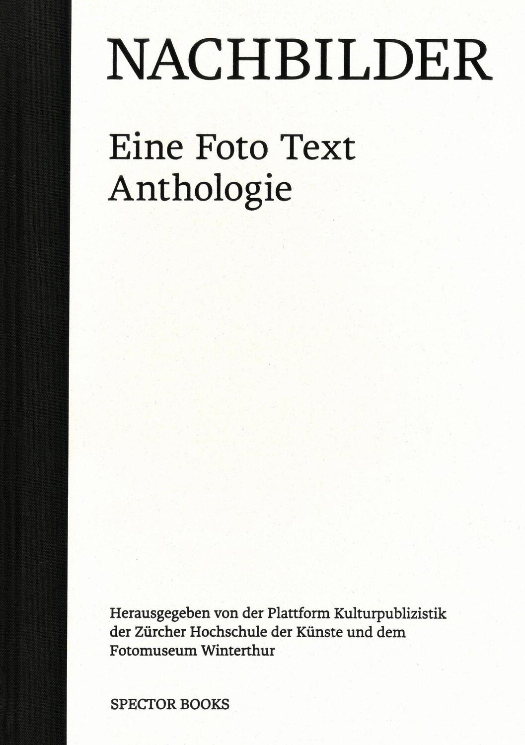 Cover: 9783959053730 | Nachbilder | Eine Foto Text Anthologie | Buch | 440 S. | Deutsch