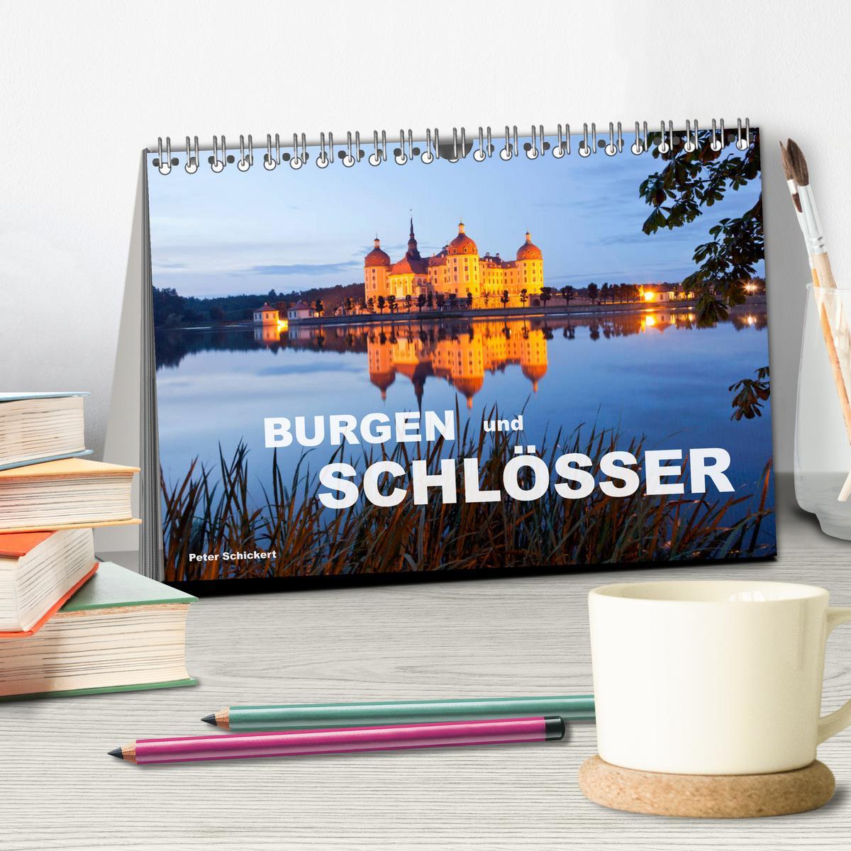 Bild: 9783435409976 | Burgen und Schlösser (Tischkalender 2025 DIN A5 quer), CALVENDO...