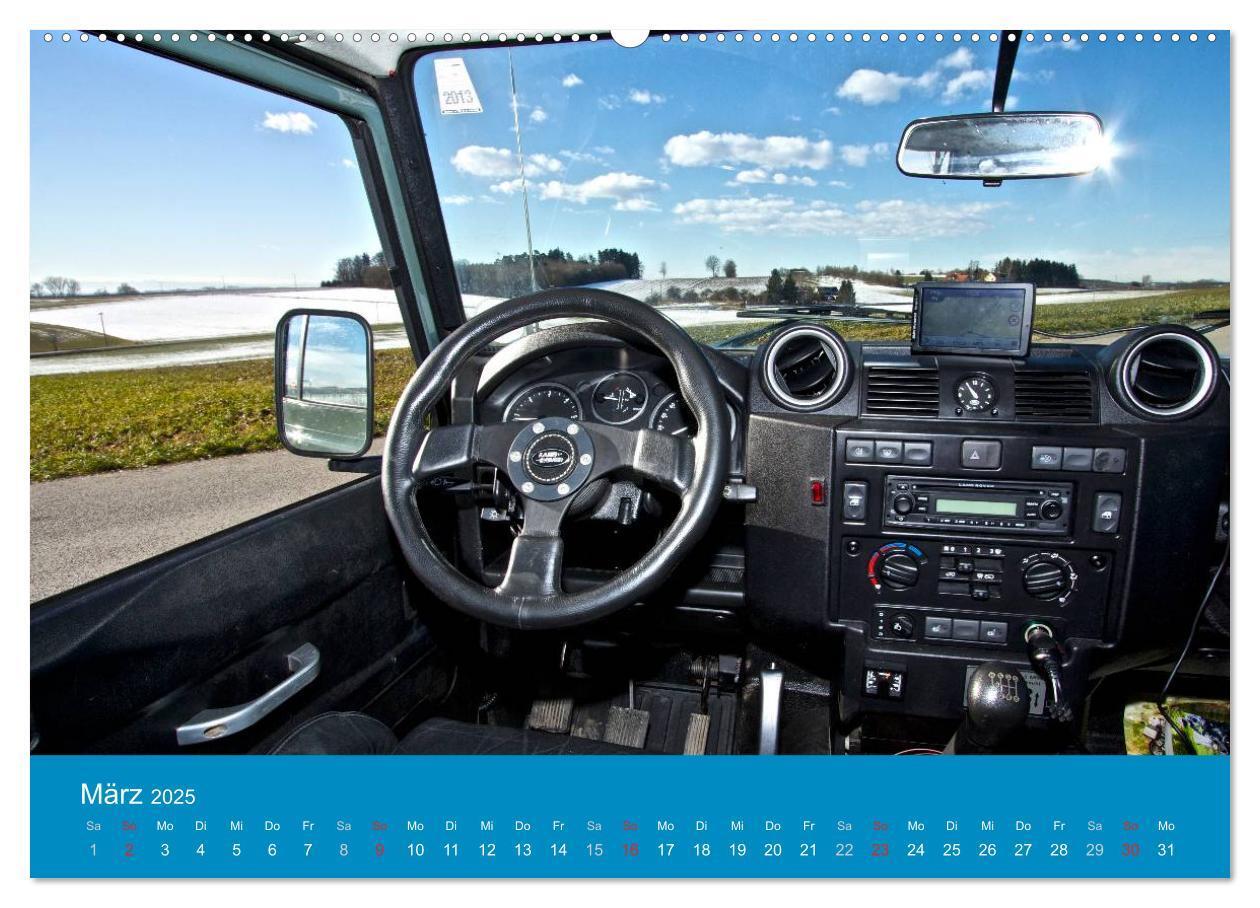 Bild: 9783435505555 | Defender für's Grobe (Wandkalender 2025 DIN A2 quer), CALVENDO...