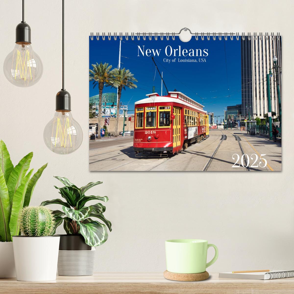 Bild: 9783383853180 | New Orleans Louisiana, USA (Wandkalender 2025 DIN A4 quer),...