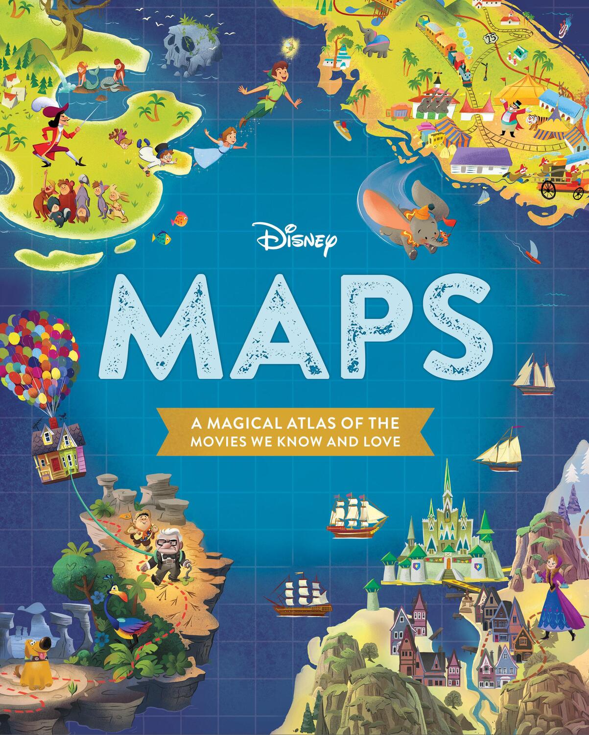Cover: 9781368018678 | Disney Maps: A Magical Atlas of the Movies We Know and Love | Books