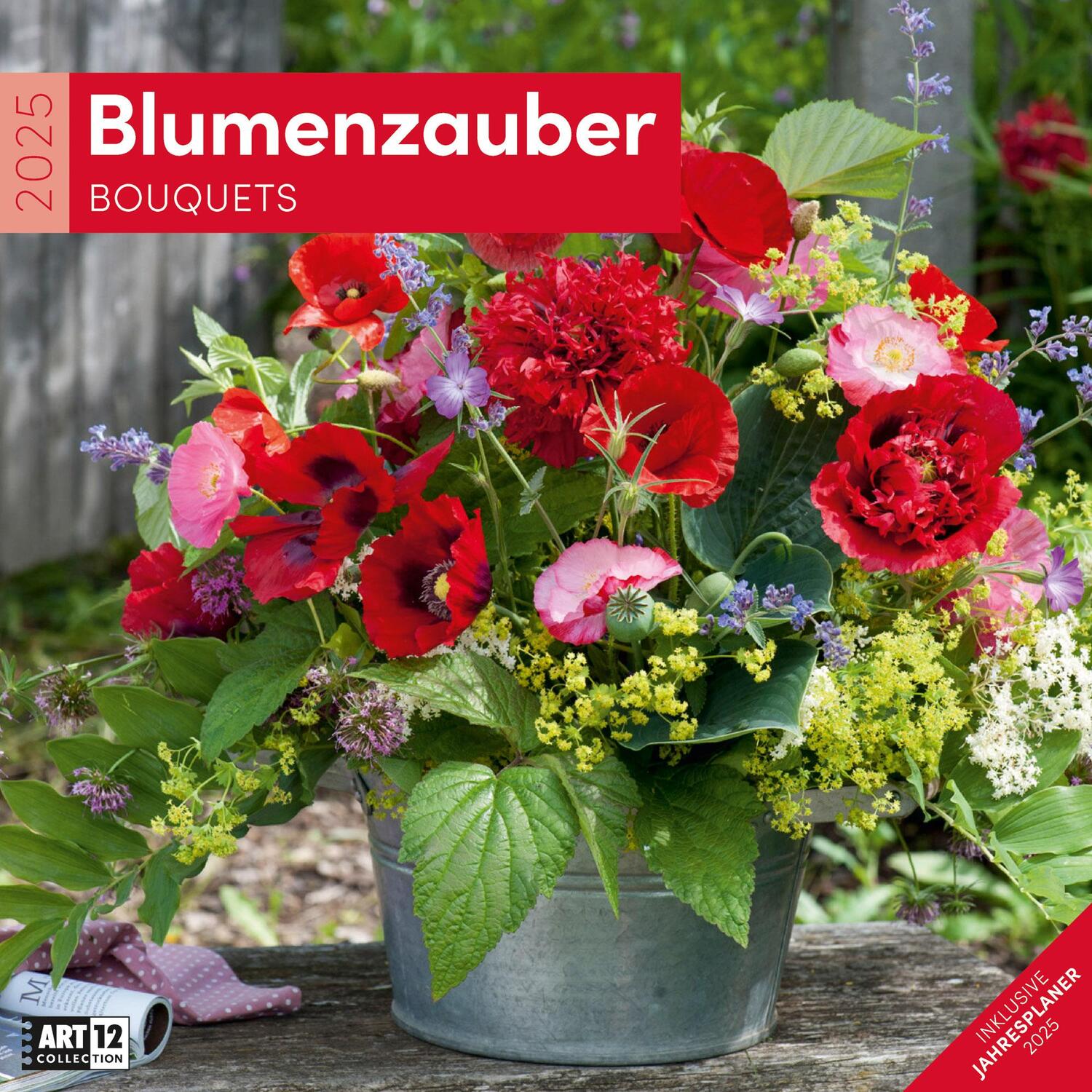 Cover: 9783838445007 | Blumenzauber Kalender 2025 - 30x30 | Ackermann Kunstverlag | Kalender