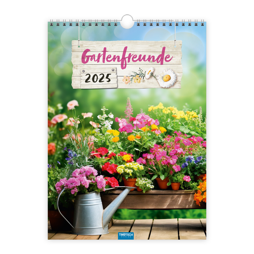 Cover: 9783988021977 | Trötsch Classickalender Gartenfreunde 2025 | Wandkalender | Kalender