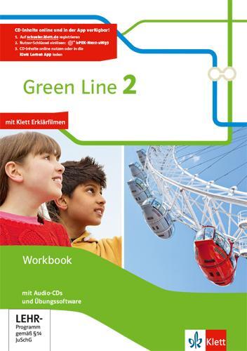 Cover: 9783128342283 | Green Line 2. Workbook mit Audios und Übungssoftware Klasse 6 | Bundle