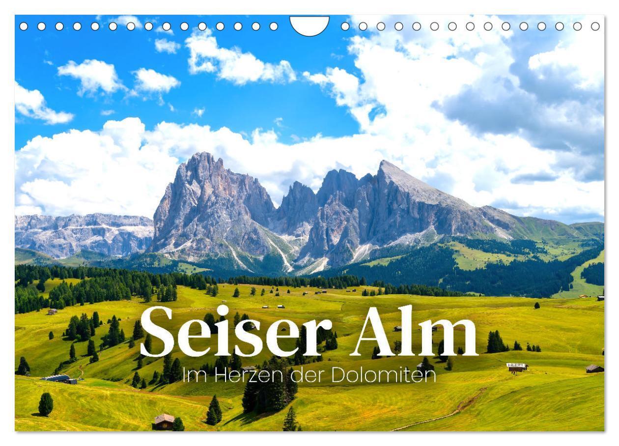 Cover: 9783675967687 | Seiser Alm - Im Herzen der Dolomiten. (Wandkalender 2024 DIN A4...