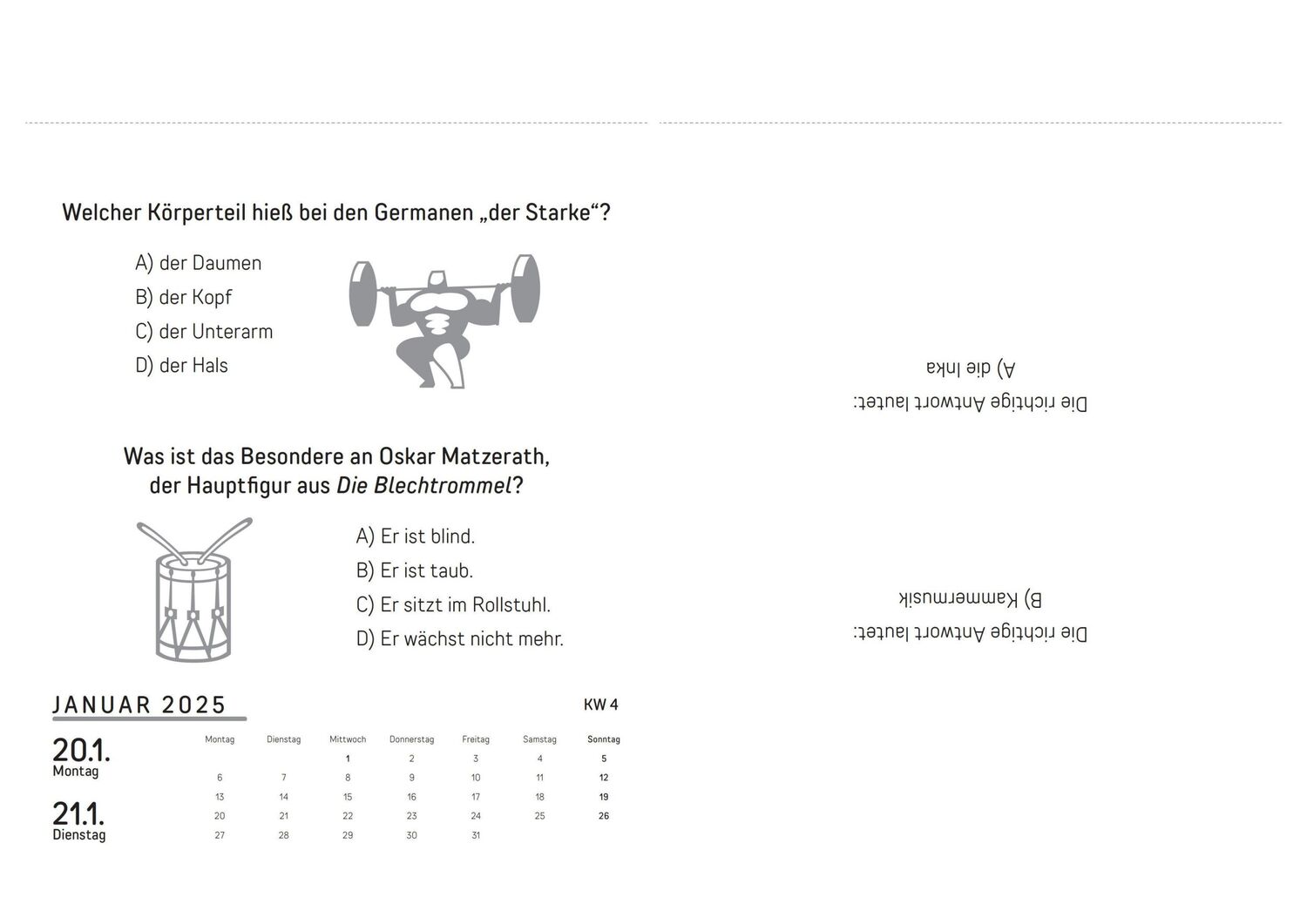 Bild: 9783809449256 | Quizkalender 2025 | So werden Sie Quizchampion | Matthias Feldbaum