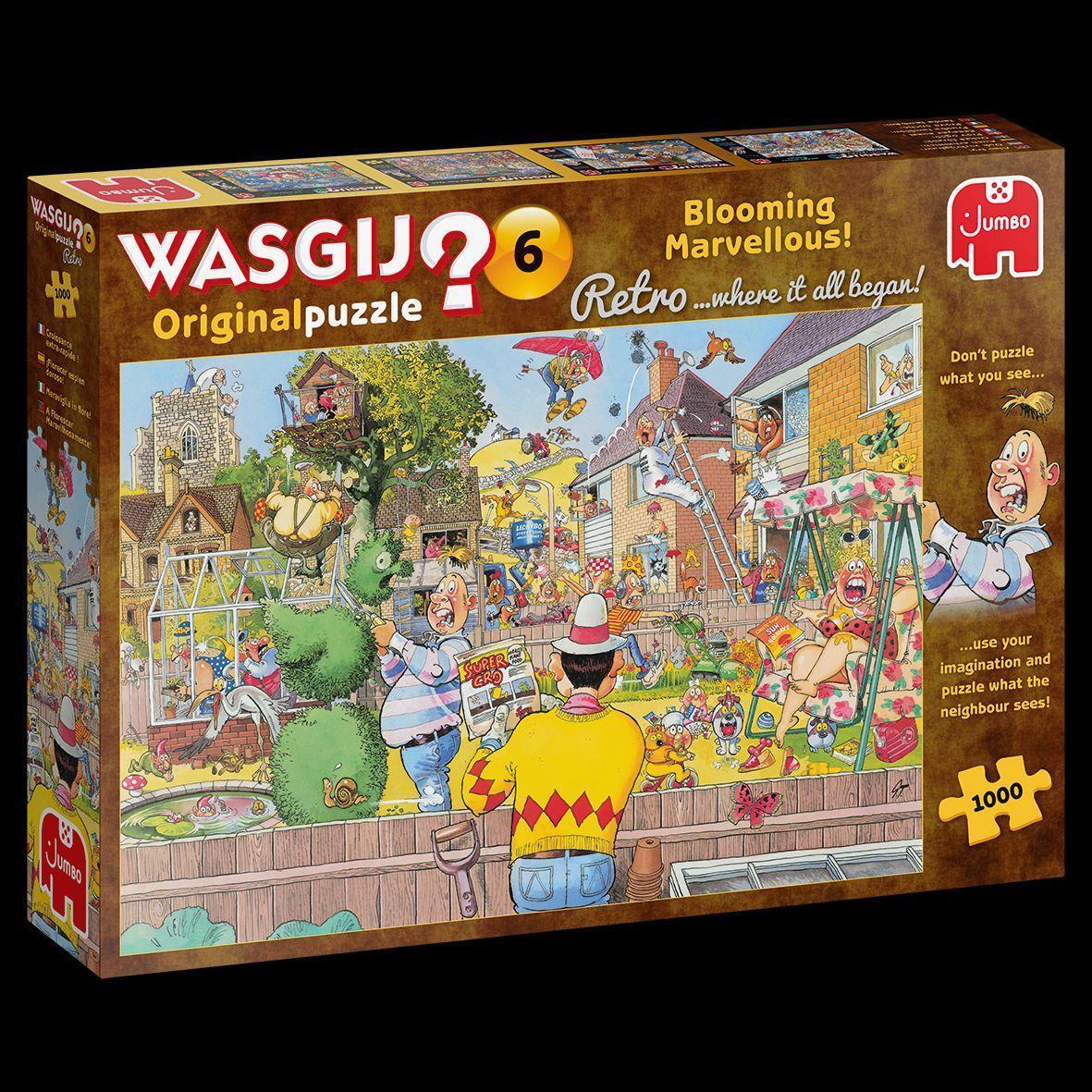 Bild: 8710126250143 | Wasgij Retro Original 6 - Blühende Pracht! - 1000 Teile | Spiel | 2022