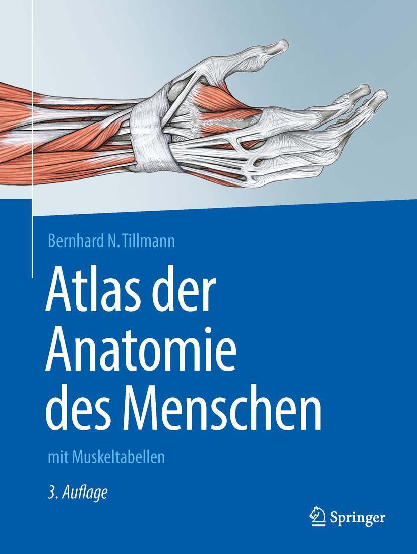 Cover: 9783662492871 | Atlas der Anatomie des Menschen | mit Muskeltabellen | Tillmann | Buch