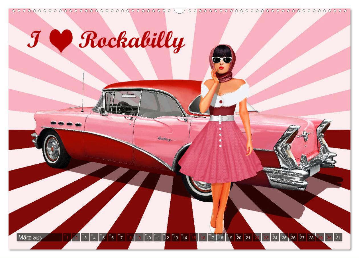 Bild: 9783435378098 | Pin-Up Girls im Retro Style by Mausopardia (Wandkalender 2025 DIN...