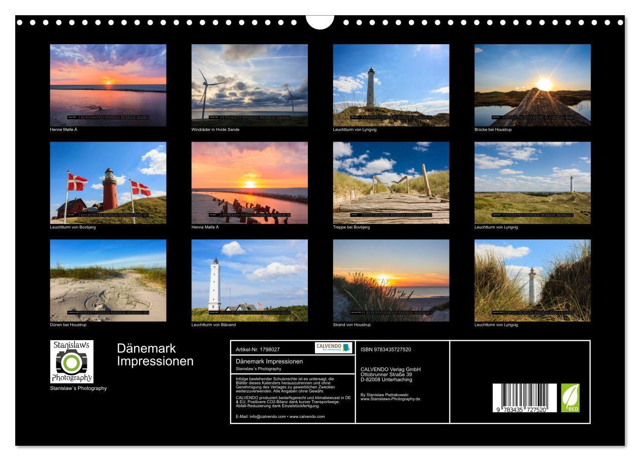 Bild: 9783435727520 | Dänemark Impressionen (Wandkalender 2025 DIN A3 quer), CALVENDO...