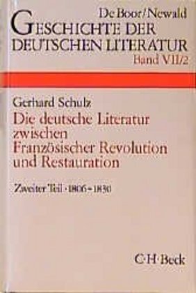 Cover: 9783406093999 | Geschichte der deutschen Literatur Bd. 7/2: Das Zeitalter der...