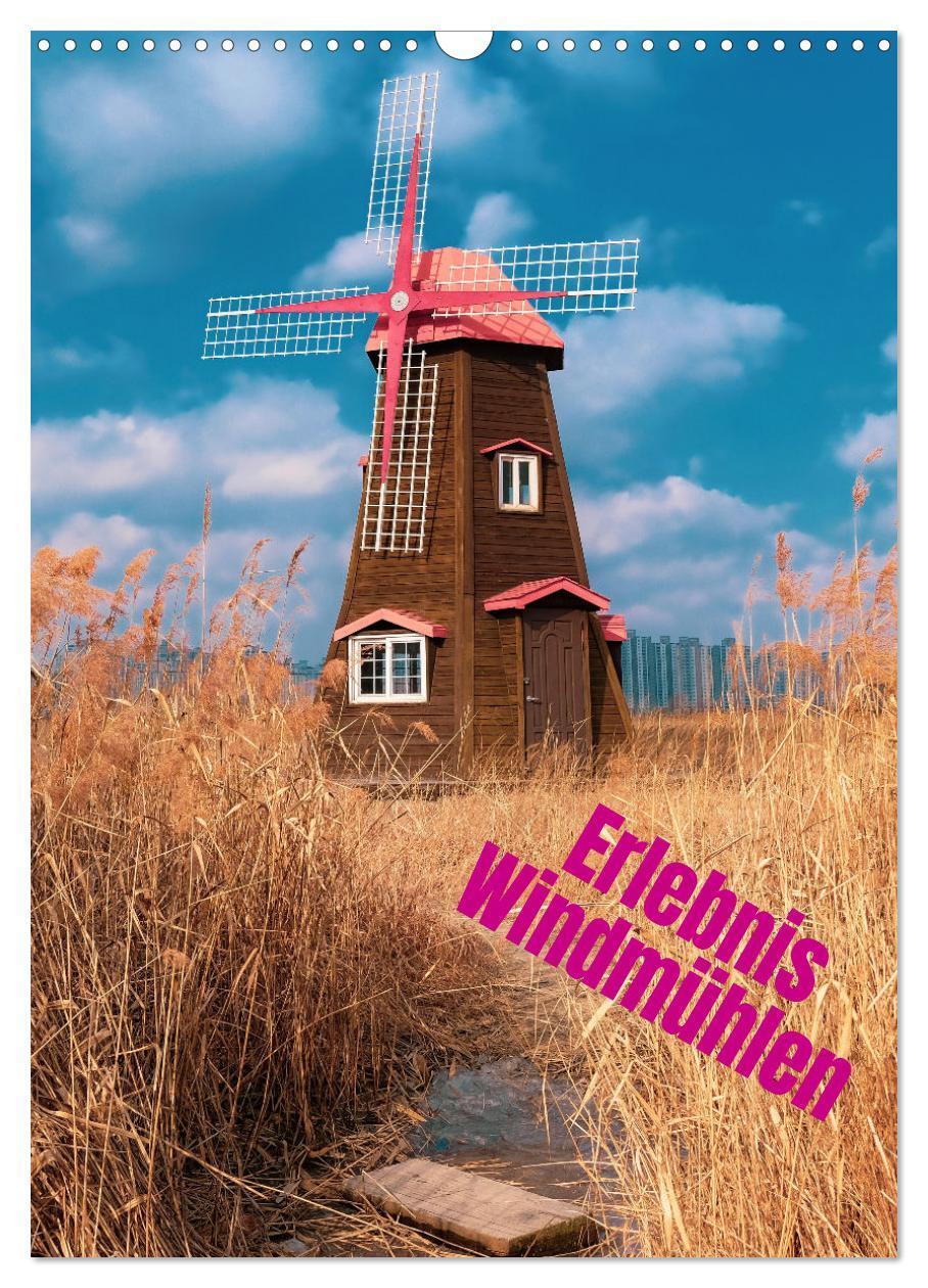 Cover: 9783675915459 | Erlebnis Windmühle (Wandkalender 2024 DIN A3 hoch), CALVENDO...