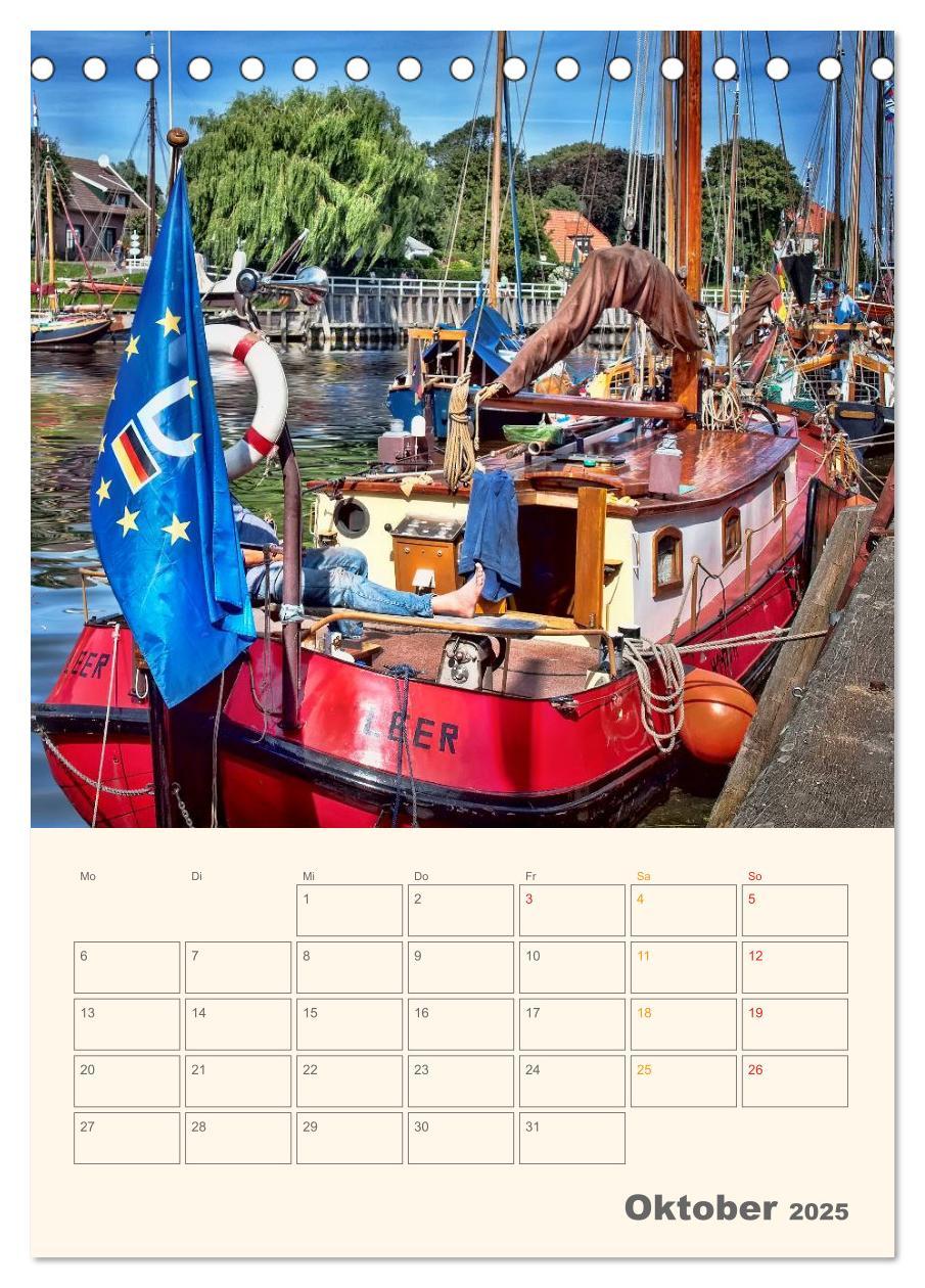 Bild: 9783457051405 | Ostfriesland - Carolinensiel, der Museumshafen (Tischkalender 2025...