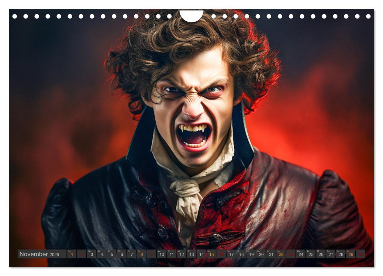 Bild: 9783383855047 | Vampire - Kreaturen der Nacht (Wandkalender 2025 DIN A4 quer),...