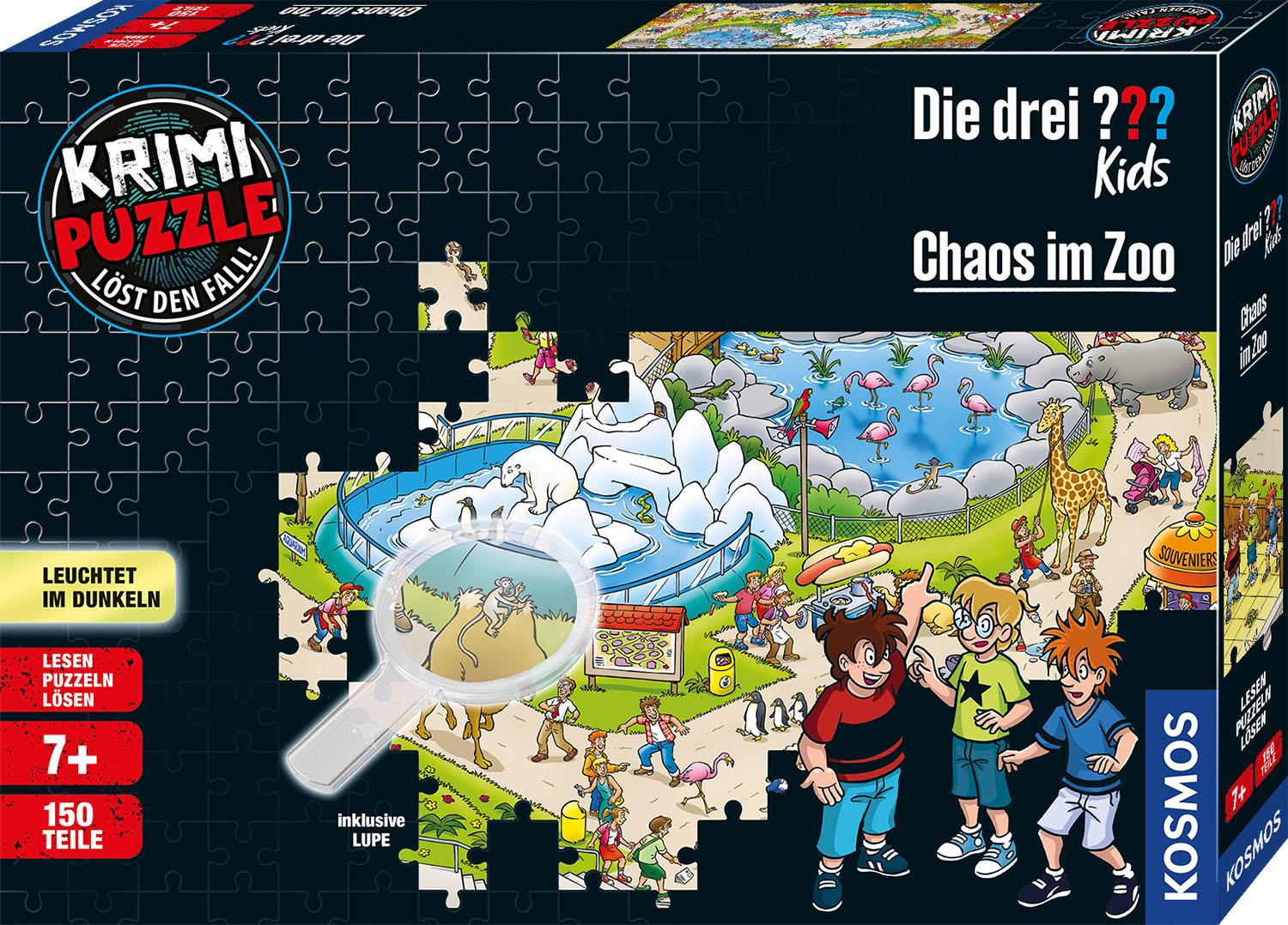 Cover: 4002051697990 | Krimipuzzle ??? Kids 150 Teile / Chaos im Zoo | 1 Spieler oder im Team