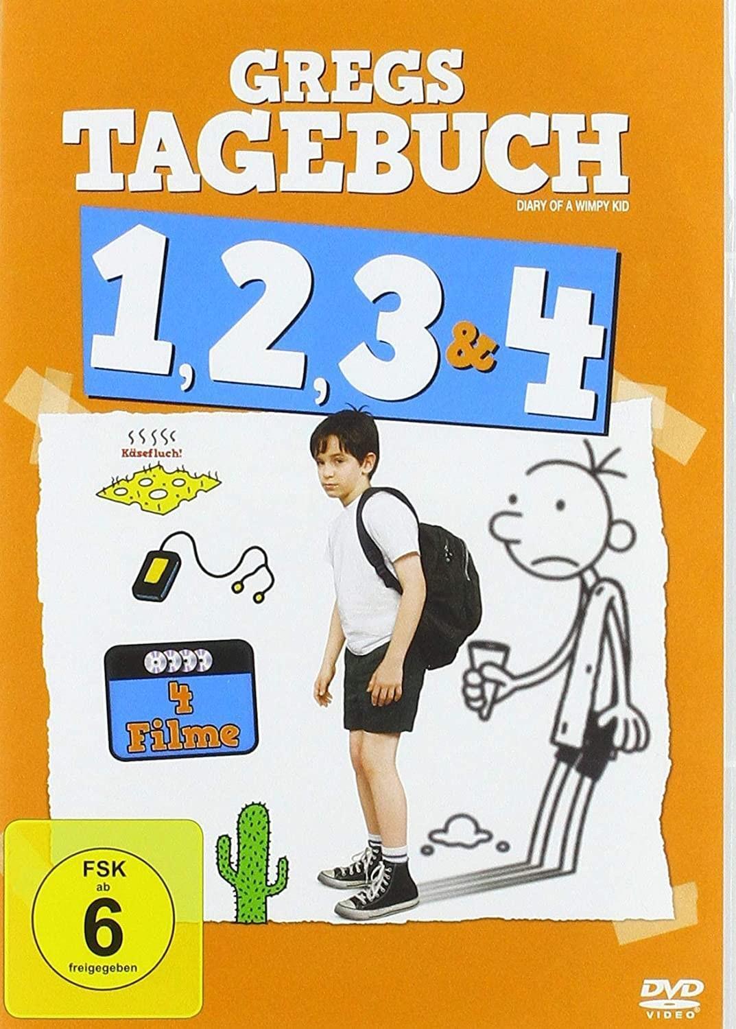 Cover: 8717418579340 | Gregs Tagebuch 1-4 | Jackie Filgo (u. a.) | DVD | Deutsch | 2020
