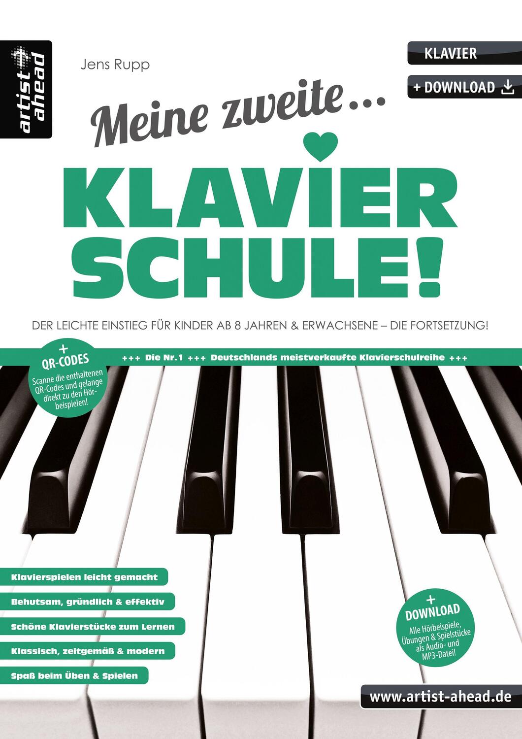 Cover: 9783866421103 | Meine zweite Klavierschule! | Jens Rupp | Broschüre | 72 S. | Deutsch