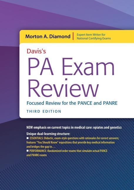Cover: 9780803668096 | Davis's PA Exam Review | Focused Review for the PANCE and PANRE | Buch