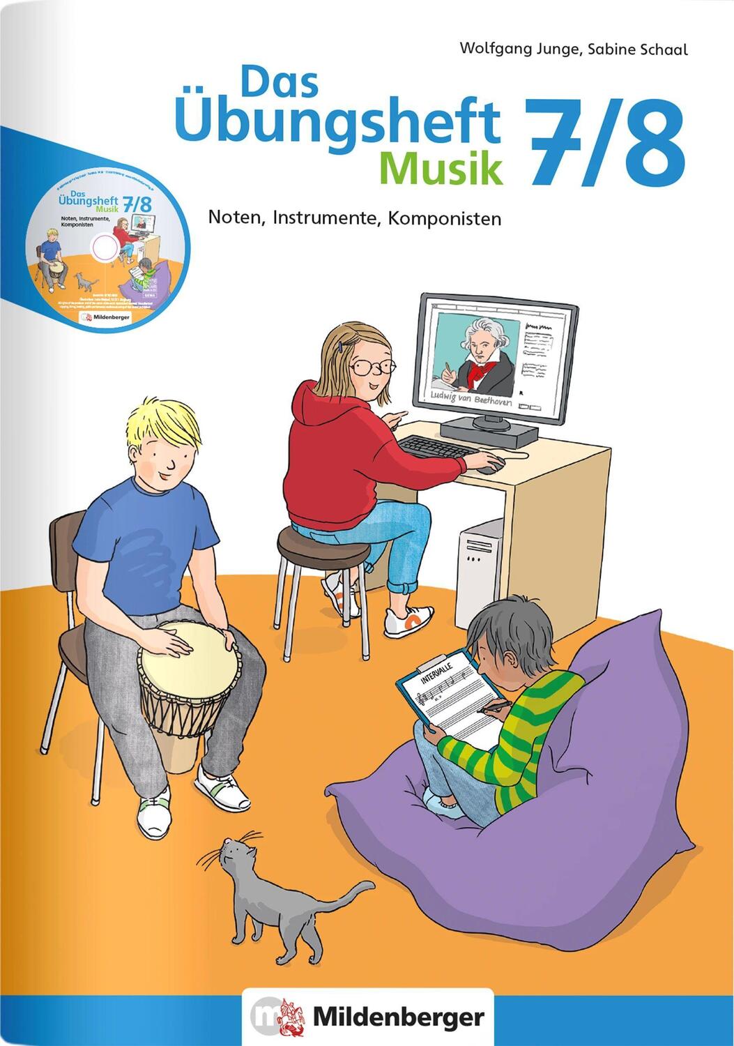 Cover: 9783619772896 | Das Übungsheft Musik 7/8 | Noten, Instrumente, Komponisten | Broschüre