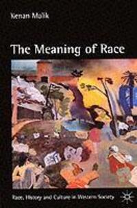 Cover: 9780333628584 | The Meaning of Race | Race, History and Culture in Western Society