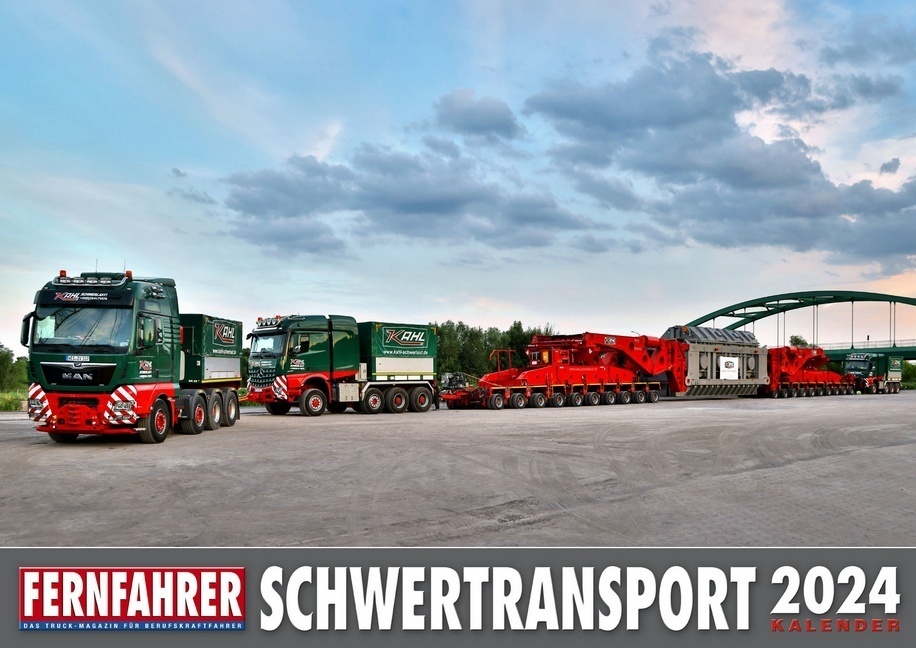 Cover: 9783613321380 | Schwertransport Kalender 2024 | Kalender | 14 S. | Deutsch | 2024