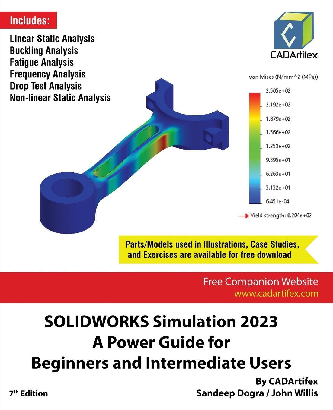 Cover: 9789394074132 | SOLIDWORKS Simulation 2023 | Cadartifex (u. a.) | Taschenbuch | 2023