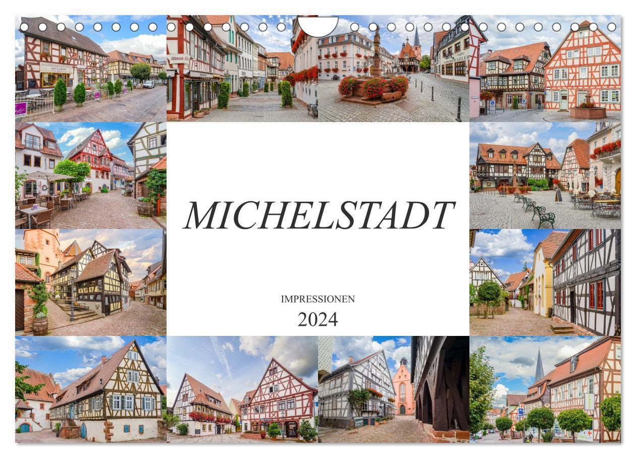 Cover: 9783675857971 | Michelstadt Impressionen (Wandkalender 2024 DIN A4 quer), CALVENDO...