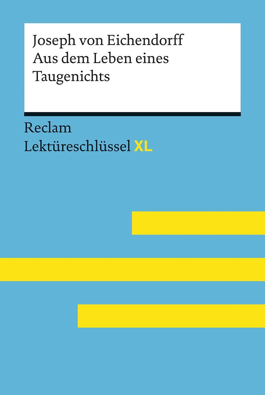 Cover: 9783150155028 | Aus dem Leben eines Taugenichts von Joseph von Eichendorff:...