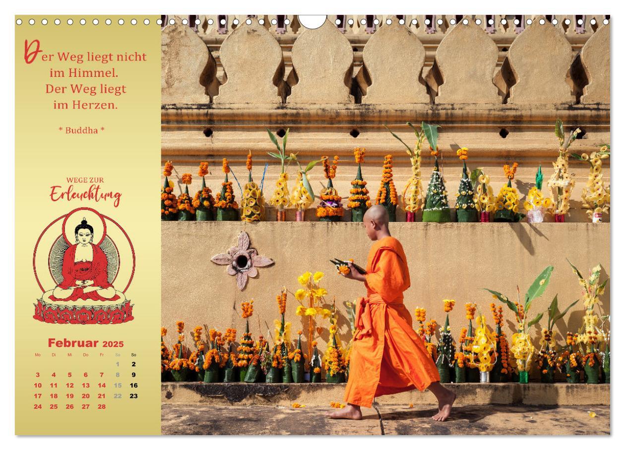 Bild: 9783383906947 | Buddhistische Weisheiten - Wege zur Erleuchtung (Wandkalender 2025...