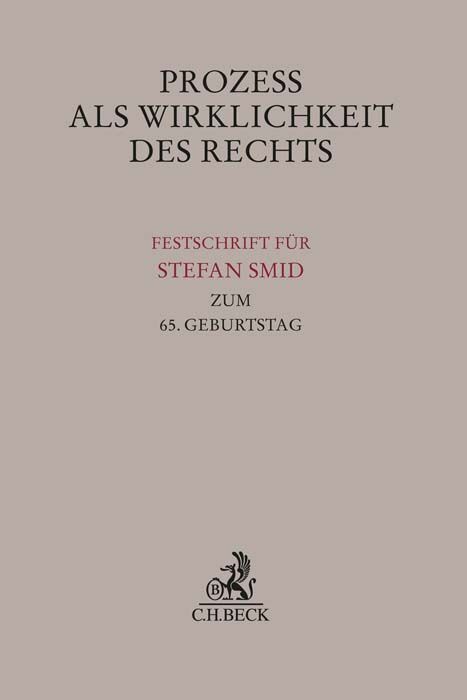 Cover: 9783406772504 | Prozess als Wirklichkeit des Rechts | Klaus Pannen (u. a.) | Buch