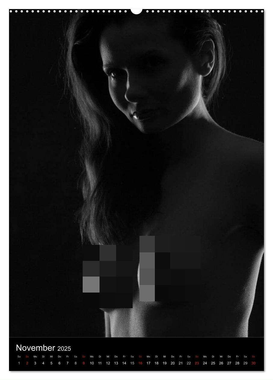 Bild: 9783457087213 | Erotische Silhouetten (Wandkalender 2025 DIN A2 hoch), CALVENDO...