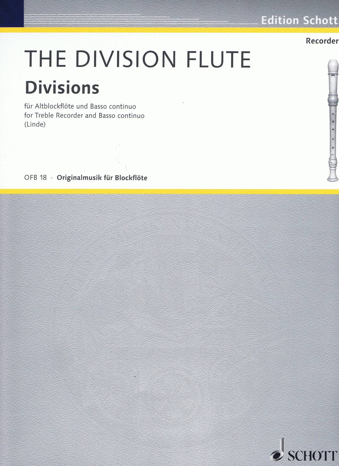 Cover: 9790001098977 | Division Flute | Buch | Schott Music | EAN 9790001098977