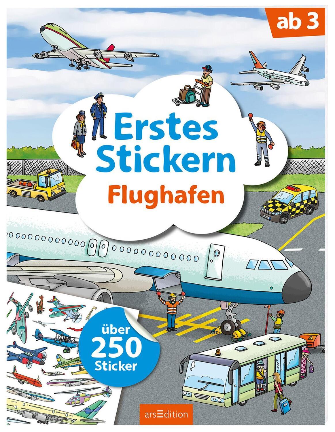 Cover: 9783845833958 | Erstes Stickern - Flughafen | Über 250 Sticker | Taschenbuch | 40 S.