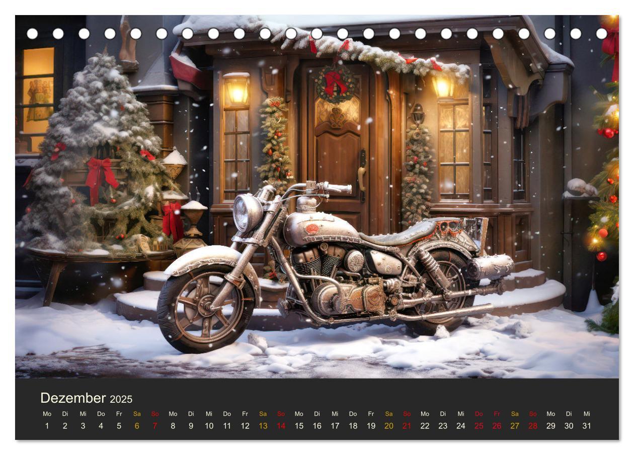 Bild: 9783435015092 | Steampunk Motorräder (Tischkalender 2025 DIN A5 quer), CALVENDO...