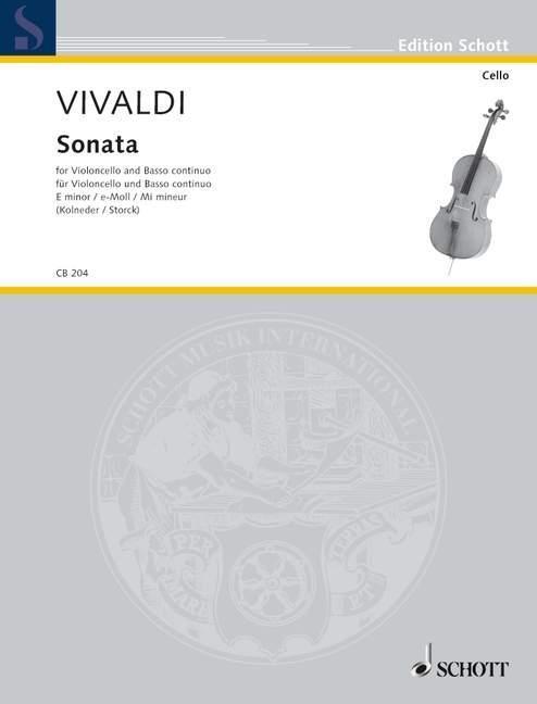 Cover: 9783795796075 | Sonata e-Moll | Antonio Vivaldi | Buch | 16 S. | Deutsch | 2008
