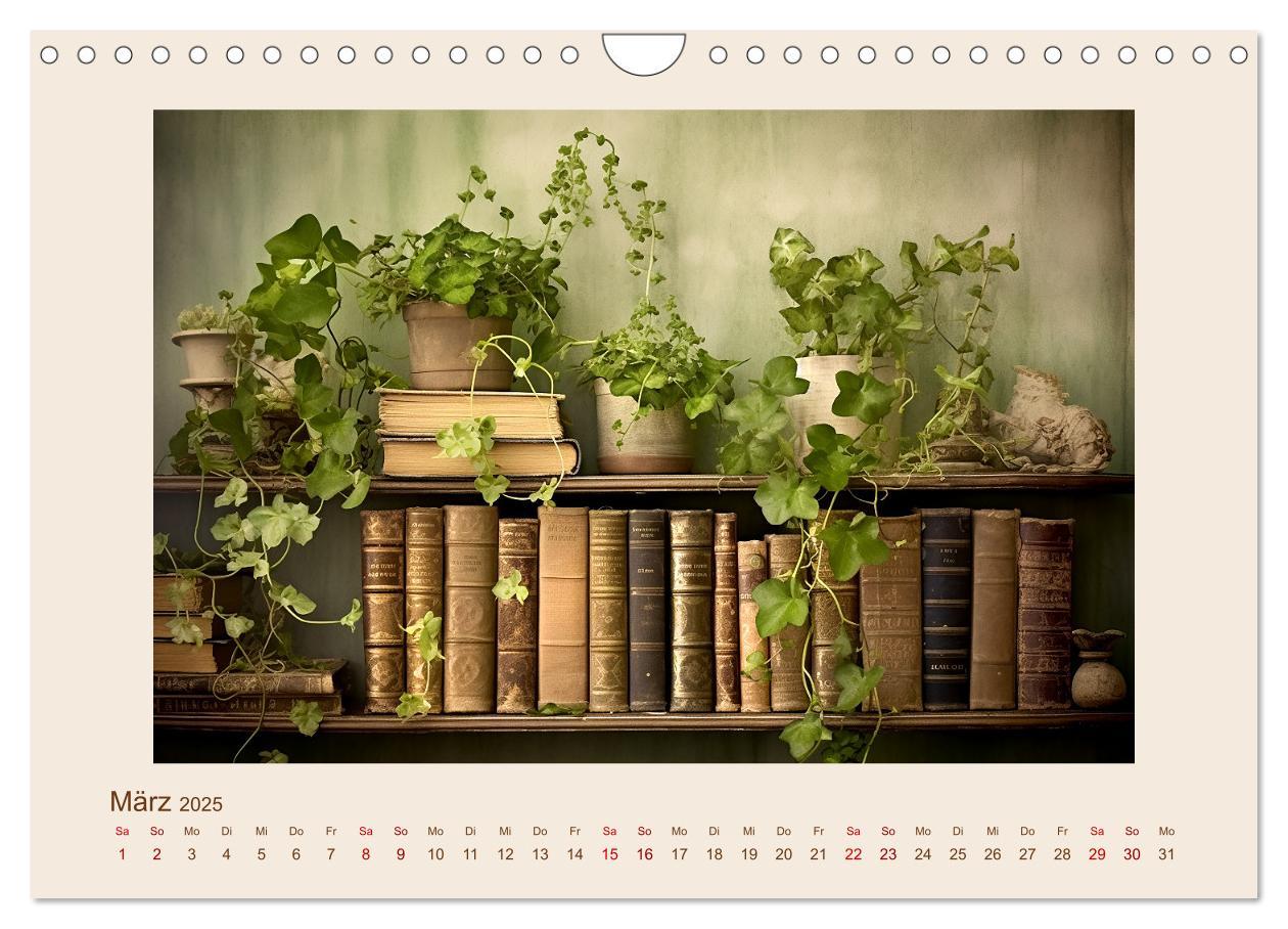 Bild: 9783383839603 | Bücherzauber (Wandkalender 2025 DIN A4 quer), CALVENDO Monatskalender