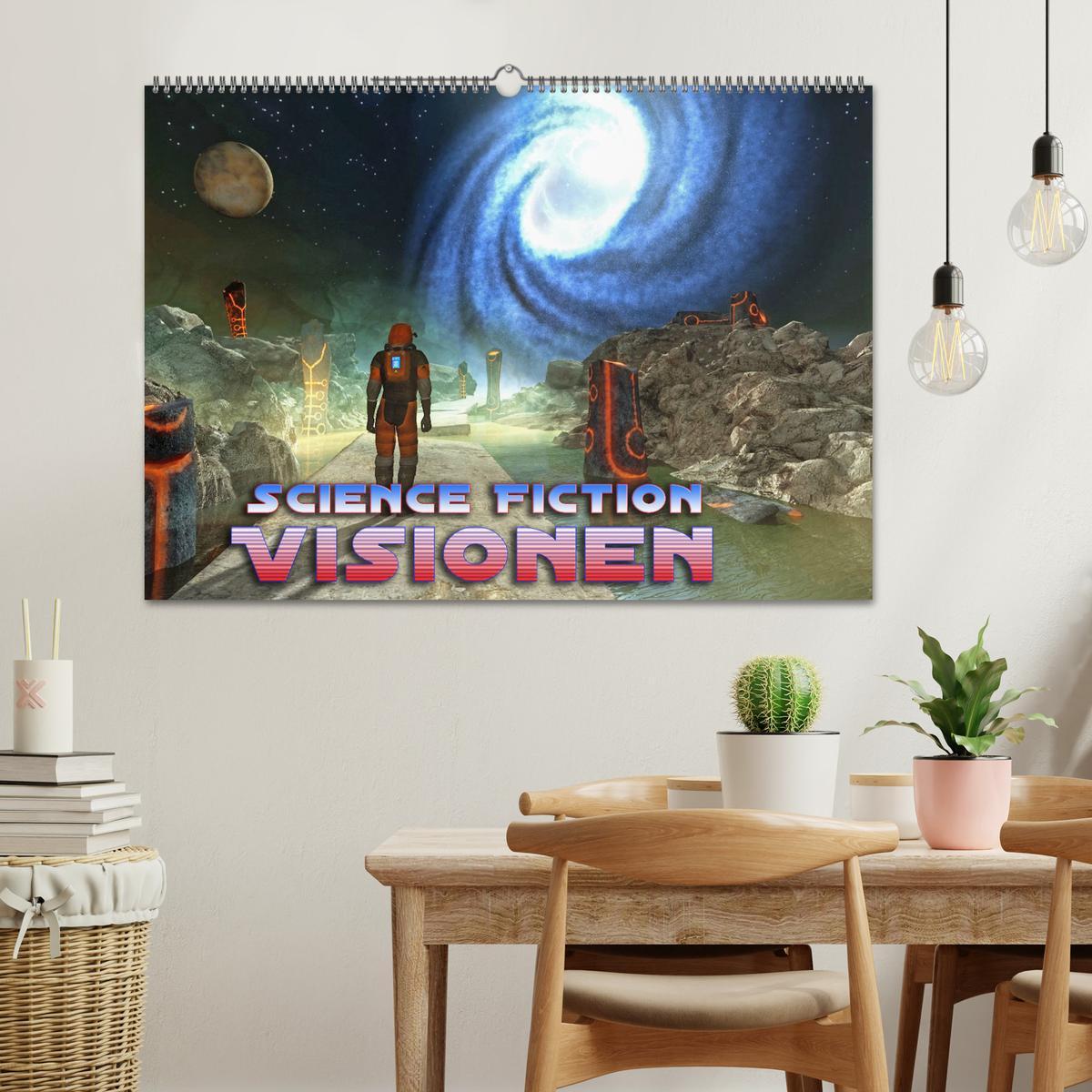 Bild: 9783435157068 | Science Fiction Visionen (Wandkalender 2025 DIN A2 quer), CALVENDO...