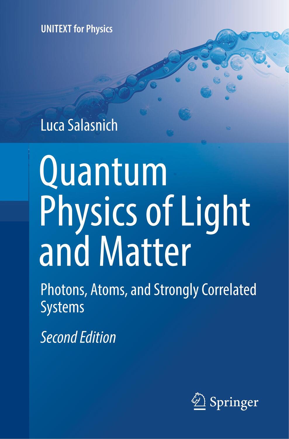 Cover: 9783319850351 | Quantum Physics of Light and Matter | Luca Salasnich | Taschenbuch